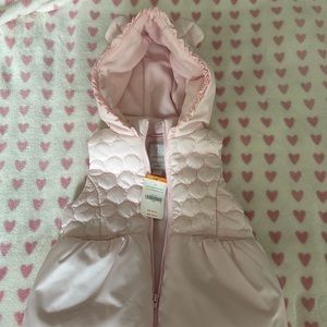 Gymboree puffy warm vest for toddler girls